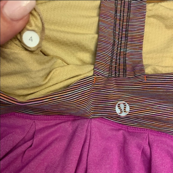 lululemon purple workout yoga top 4 - Picture 4 of 4